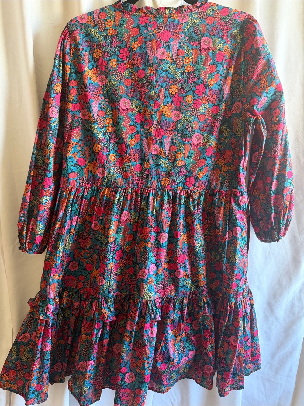 J. Crew Liberty of London ruffled dress size medium - Picture 7 of 7
